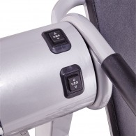 Инверсионный стол Z-UP-3B, 220В, Корея, серебряная рама, черная спинка