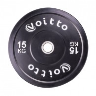 Диск бамперный Voitto 15 кг, черный (d51)