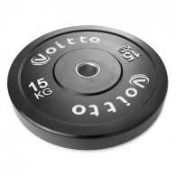 Набор черных бамперных дисков Voitto 15 кг (2 шт) - d51